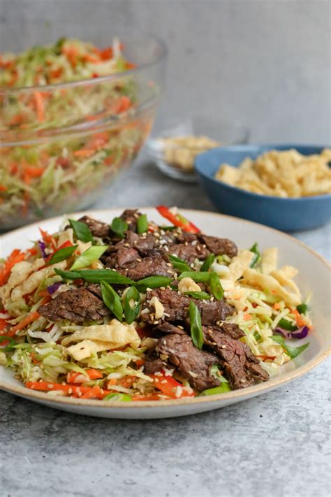 Skirt Steak Salad Recipe With Miso Dressing 20 Minute Meal