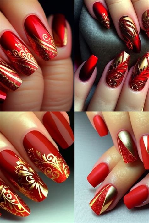 Trendy Red Nail Designs You Must Try In Homie Daily