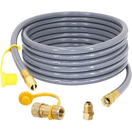 Amazon DOZYANT 24 Feet 3 8 Inch ID Natural Gas Grill Hose With