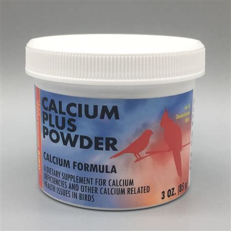 Calcium Plus Powder - Bird Supplement & Vitamins – Morning Bird Products
