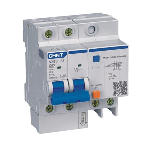 Nxble Residual Current Operated Circuit Breaker Rcbo Chint Vi T Nam