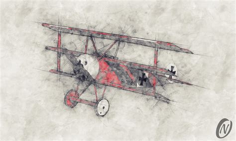 Fokker DR1 Red Baron by NikiballOne on DeviantArt