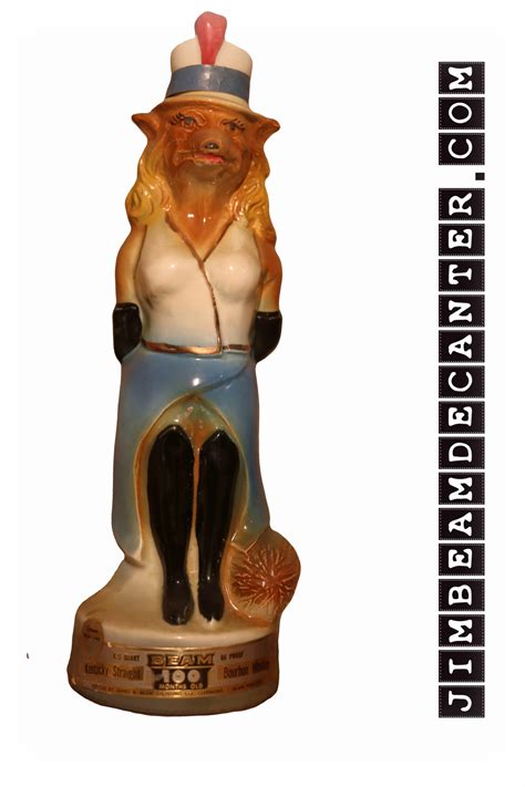 Jim Beam Renee The Fox Decanter A Jim Beam Decanter Collection