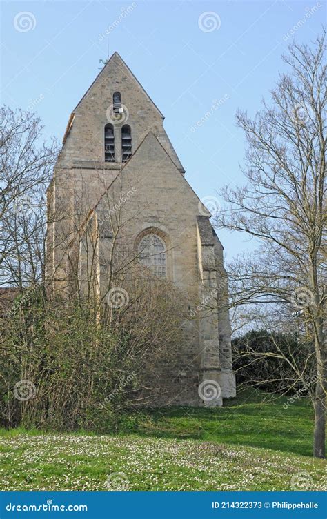 Maisons Laffitte France April 3 2017 Old Church Editorial Stock