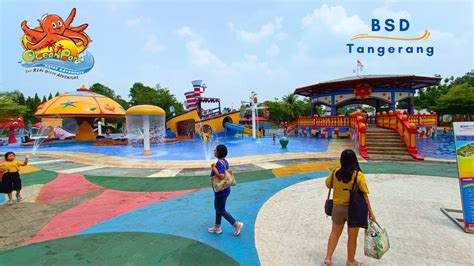 Ocean Park Bsd City Serpong‼️wahana Bermain Air Terbesar And Terlengkap Di Tangerang Youtube