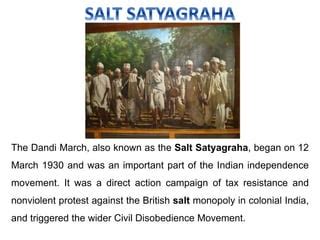 Salt satyagraha | PPT