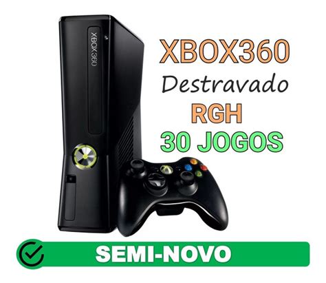 Xbox Slim Usado Desbloqueado Consoles Mercadolivre