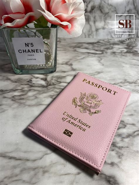 Custom Passport Holderpersonalized Passport Holder Passport Cover Custom Passport Pink Passport