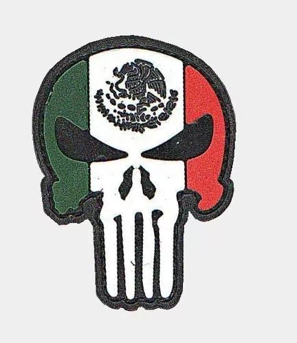 Parche Militar Tactico Calavera Punisher Tricolor Meses Sin Intereses