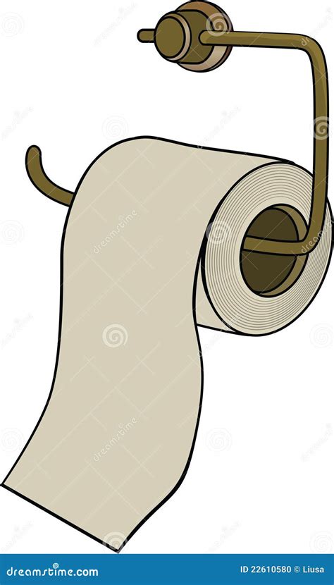 Toilet Paper. Cartoon Stock Photo - Image: 22610580