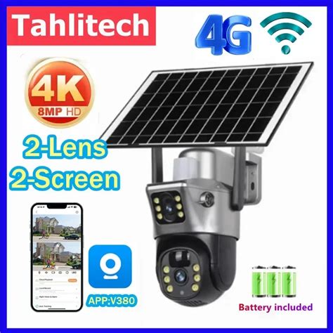8MP-Wifi-Solar-Battery-Camera-Outdoor-Wireless-WiFi-IP-Cam-Dual-Lens ...