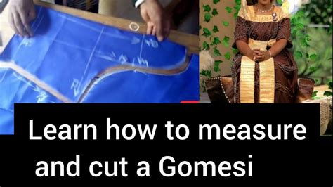 How To Measure And Cut A Gomesi Youtube