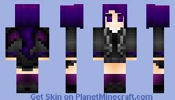 The Ender Dragon Girl Minecraft Skin