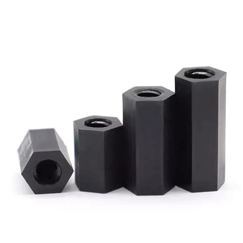 M25 M3 M4 Black Nylon Hex Standoffblack Nylon Hex Spacer Buy Nylon Standoffnylon Spacer