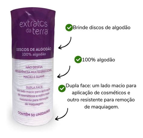 Kit Limpeza De Pele Profissional Extratos Da Terra Frete Gr Tis