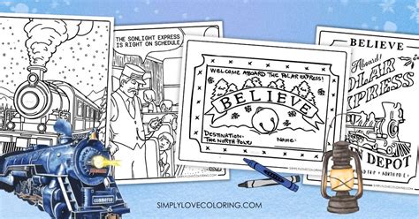 Polar Express Coloring Pages Pdf Free - Infoupdate.org 