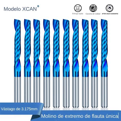 Xcan Fresa De Carburo De Tungsteno Para Madera V Stago De Una Sola