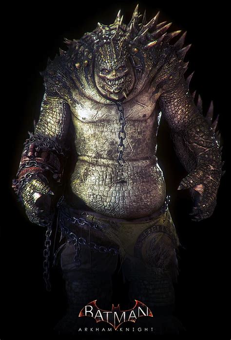 Arkham Origins Killer Croc Concept Art