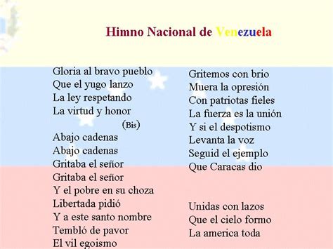 Dibujos del himno nacional de venezuela - Imagui