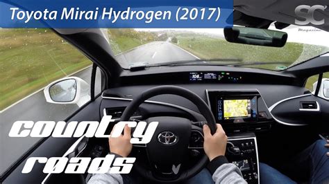 Toyota Mirai Hydrogen Fuel Cell 2017 On German Country Roads Pov