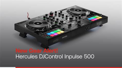 New Hercules DJControl Inpulse 500 Controller Lets Beginner DJs Level Up