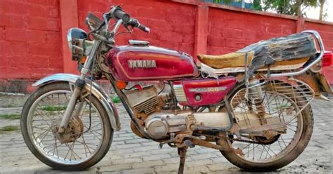 Yamaha Motor India Rx100 Two Stroke Motorcycle Neatly Restored To