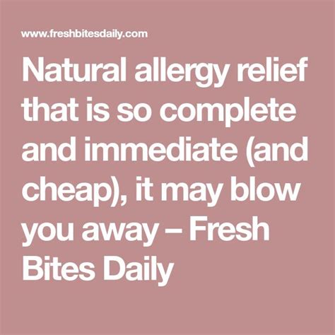 Pin on Allergies