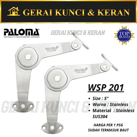 Jual PALOMA WSP 201 5 INCH ENGSEL SALON PENAHAN JENDELA WINDOW STAY