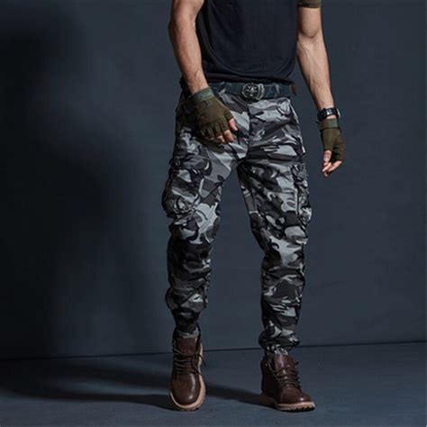 High Quality Khaki Casual Pants Men Military Tactical Joggers Etsy