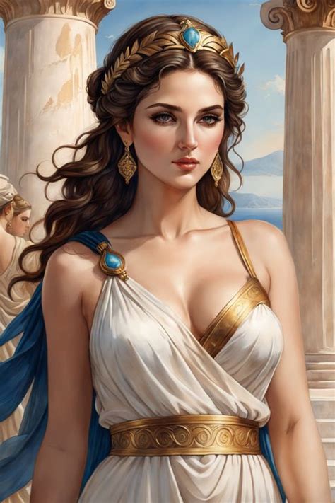 Design Playground Ancient Greece Greek Goddess Costume Grayscale