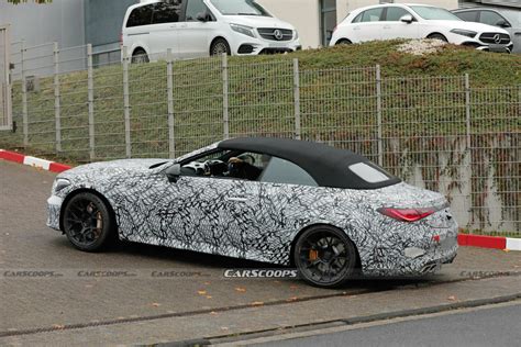 2025 Mercedes Amg Cle Spotted In Mild 53 And Wild 63 Guises Coupe And Convertible Carscoops