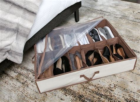 Best Under Bed Shoe Storage Ideas: Boxes, Cases, and Organizers