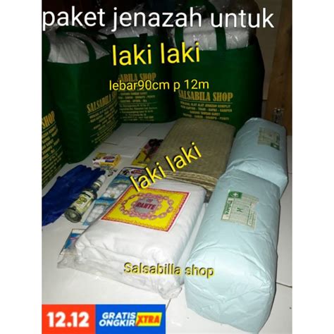 Jual Kain Kafan Mori Lengkap Dengan Perlengkapan Jenazah Untuk Jenazah