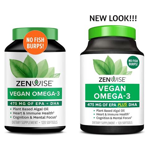 Jual Zenwise Vegan Omega 3 Plant Based Fish Oil Alternative Marine