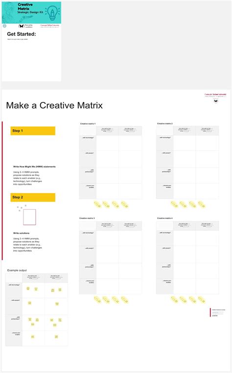 Creative Matrix Template Miroverse