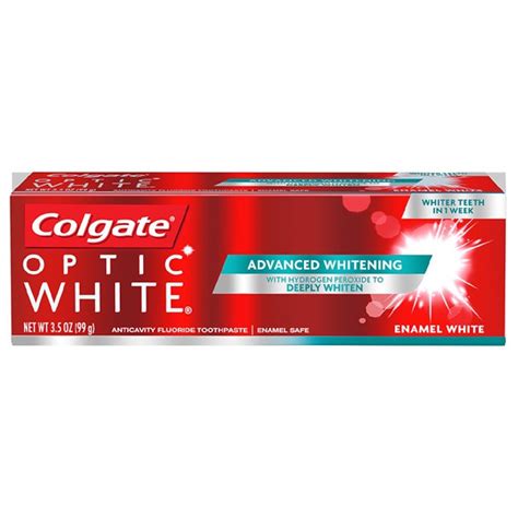 Colgate Optic White Advanced Whitening Toothpaste Icy Fresh - 1Source