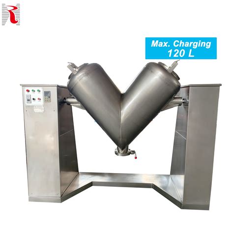 Powder V Shape Drum Mixer For Dry Powder Mixing Machine China High