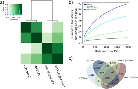 Comparison Of Chip Seq Experiments Under Different Conditions A