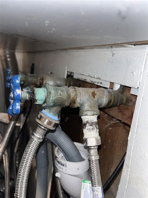 Roast my washing machine valve replacement : r/Plumbing