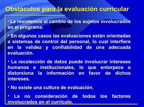 Diseño Y Evaluación Curricular Ppt