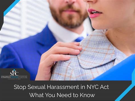 Stop Sexual Harassment In Nyc Act What You Need To Know Strategy