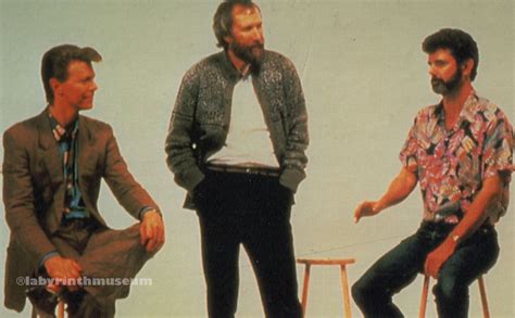 David Bowie, Jim Henson and George Lucas. Behind the Scenes Labyrinth ...