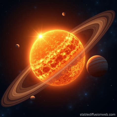 Scientifically Accurate Solar System Image | Stable Diffusion Online