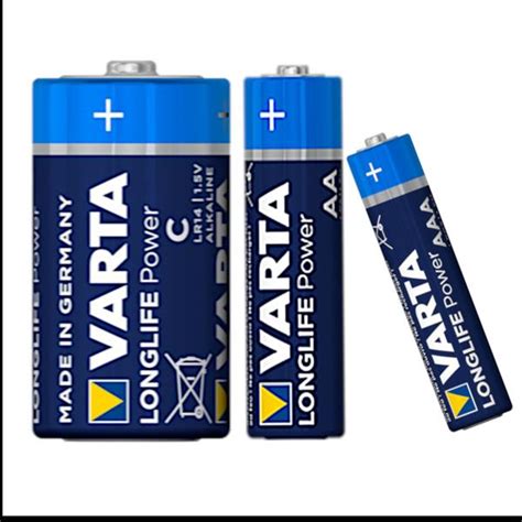 VARTA Longlife Power Alkaline Batterien Mignon Micro Baby Mono Lady 9V