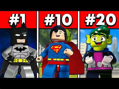 Top 20 BEST Characters in LEGO Batman Games!