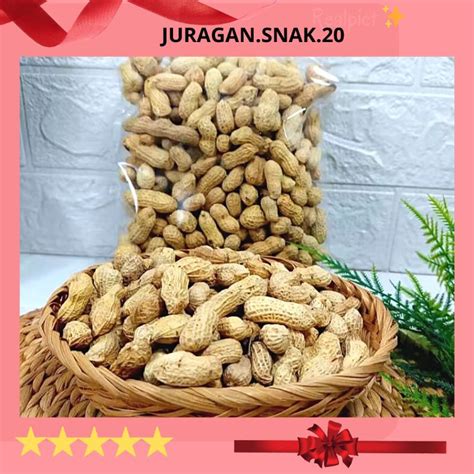 Jual Redy Stok Kacang Oven Gm Kacang Kulit Asin Gurih Cemilan Enak