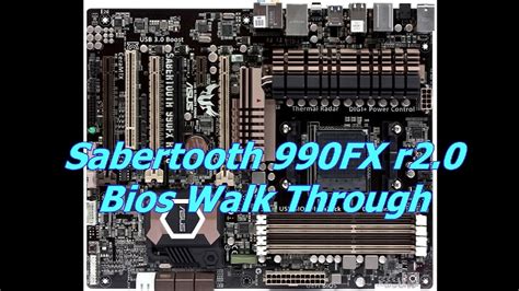 Sabertooth 990fx R20 Bios Walk Through Youtube