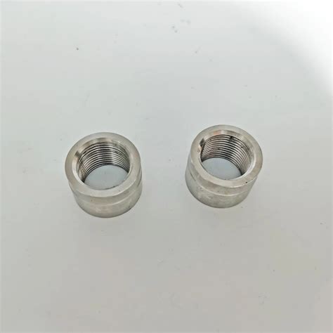 Custom Npt 316 Stainless Steel Threaded Half Coupling Weld On Pipe Tube Bung Fitting For Home