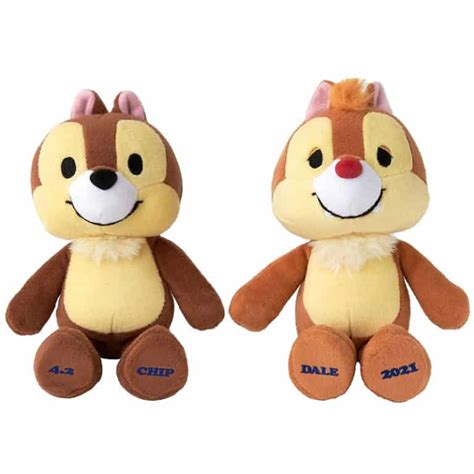 Chip And Dale Anniversary Plush With Clarice Button Nuimos