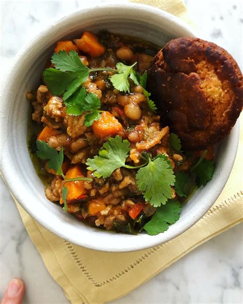 Healthy Turkey Chili With Sweet Potato Kale And Black Eyed Peas Vita